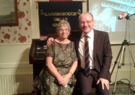With Ann Naulls, Gainsborough Organ Society.